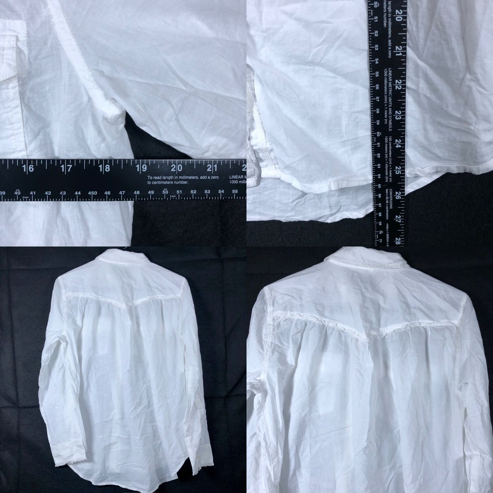 Vintage Sundance White Collared Button-Down Long Sleeve 100% Cotton S Women’s Blouse Size S / US 4 / IT 40 - 8 Thumbnail