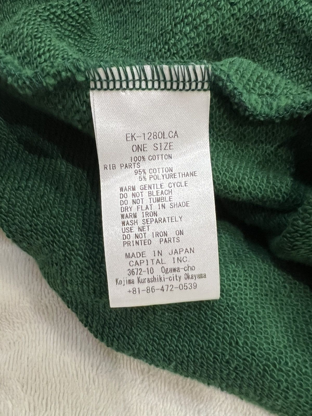 Kapital Kapital Fleece BIG Sweatshirt (BIG KOUNTRY) sweater Size US L / EU 52-54 / 3 - 9 Thumbnail