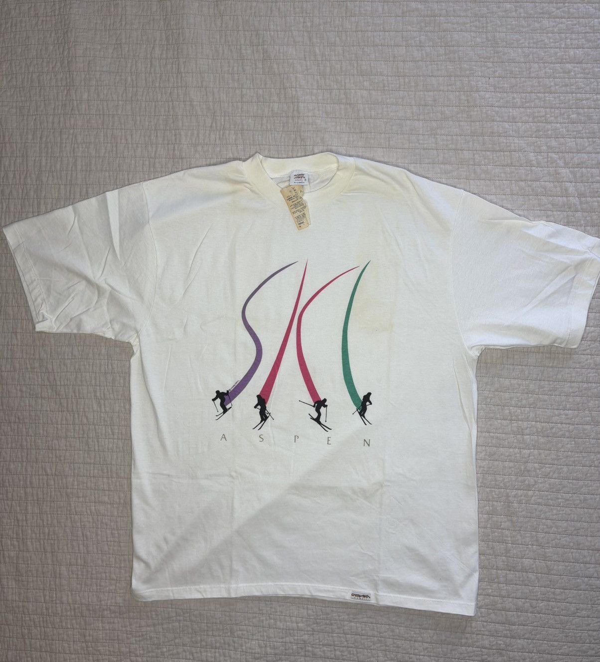 Vintage Aspen Ski Crazy Shirt Hawaii T-Shirt Size XL Size US XL / EU 56 / 4 - 2 Thumbnail