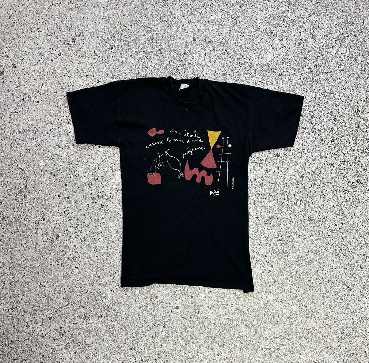 MoMA × Vintage Rare vintage 90s Joan Succ Miro Art boxy t-shirt 2000 Y2K Size US XL / EU 56 / 4 - 1 Thumbnail