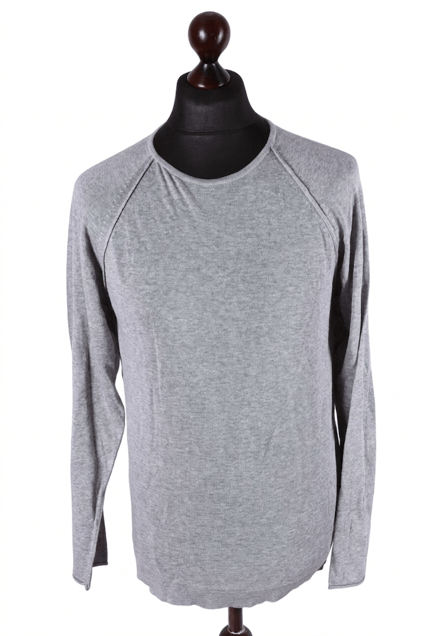 Nudie Jeans Nudie Jeans Co Grey Long Sleeve Fine Knit Cotton Sweater Size US M / EU 48-50 / 2 - 1 Thumbnail