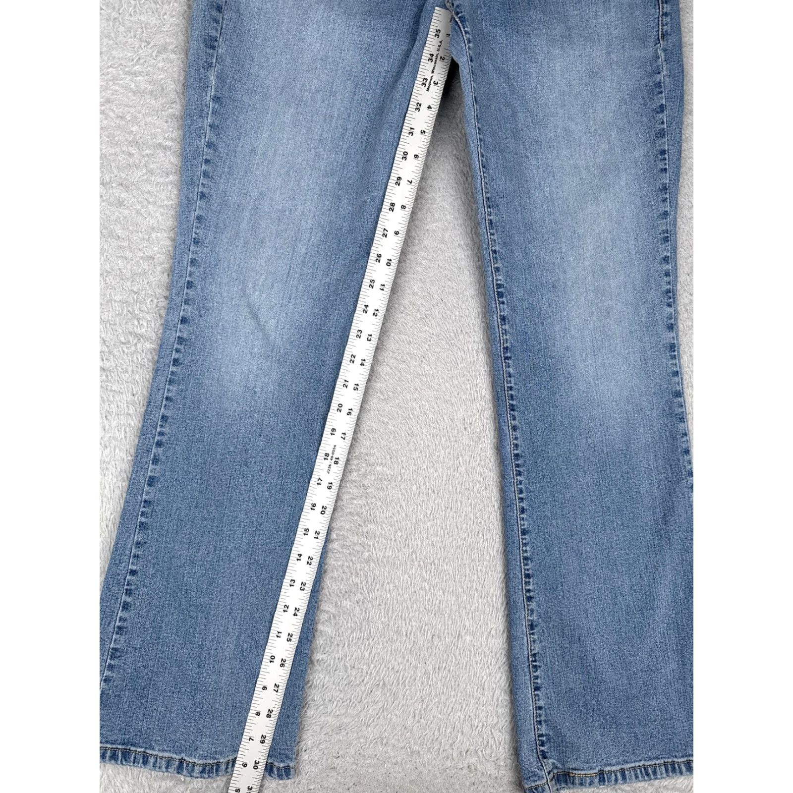 Levi's Levi's Jeans Bootcut 5-Pocket Denim Junior 13M Medium Wash Blue Stretch 31x31 Size 34" / US 12 / IT 48 - 7 Thumbnail