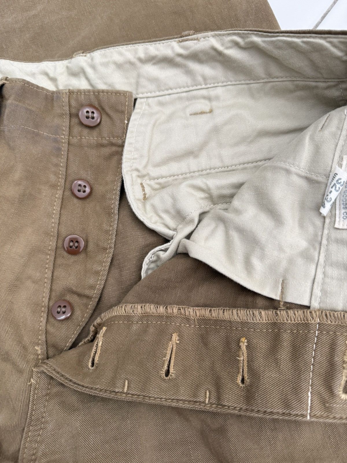 Japanese Brand × Kapital “Legacy in Every Stitch Union Made Wear Well Navy Type Khaki Size US 32 / EU 48 - 7 Thumbnail