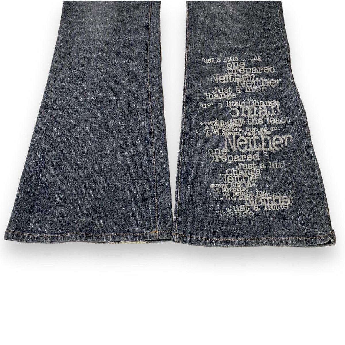 Beauty Beast × If Six Was Nine × Japanese Brand Japanese brand wording lightning design flare jeans Size US 30 / EU 46 - 6 Thumbnail