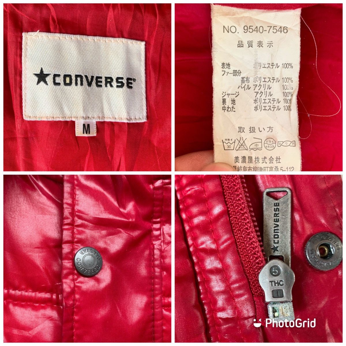 Converse Converse Puffer Fur Hoodie Jacket Size US M / EU 48-50 / 2 - 10 Thumbnail