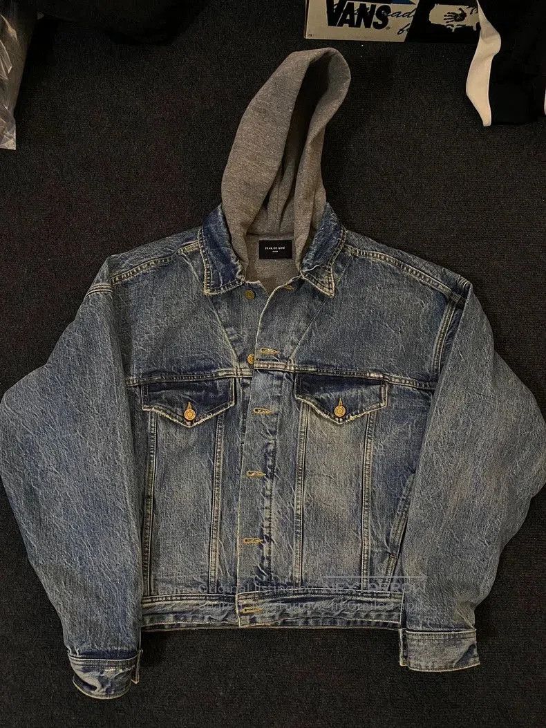 Fear of God 5th Denim Hoodie.