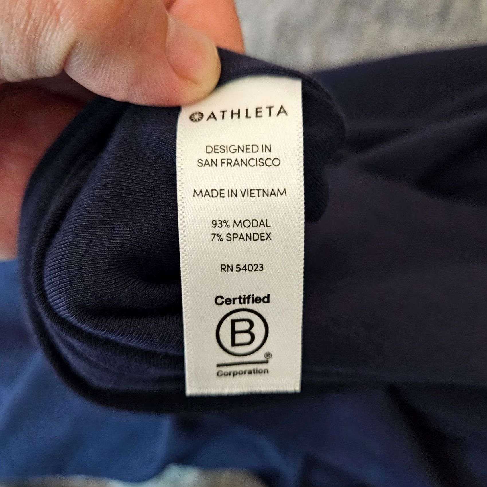 Athleta Athleta Dress Women’s XS Navy Sleeveless Knit Midi Minimalist Size XS / US 0-2 / IT 36-38 - 4 Thumbnail