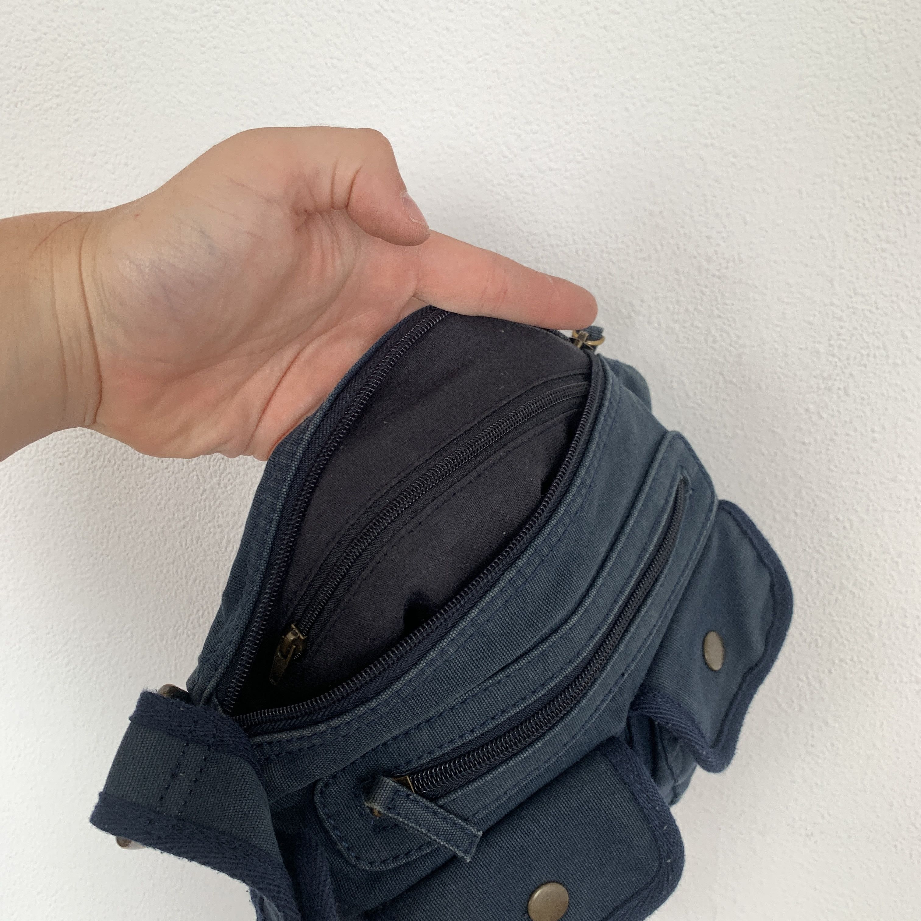 Vintage Vintage Avantgarde Cargo Crossbody Shoulder Blue Bag Size ONE SIZE - 5 Thumbnail