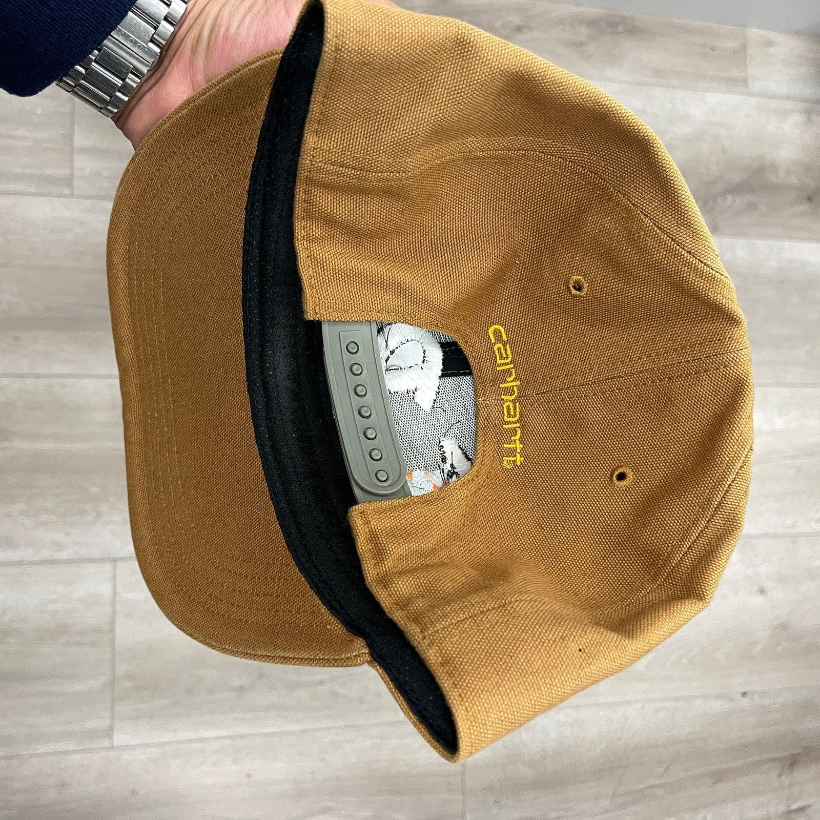 Carhartt Tan Carhartt cap custom Perry the Platypus snapback hat Size ONE SIZE - 4 Thumbnail