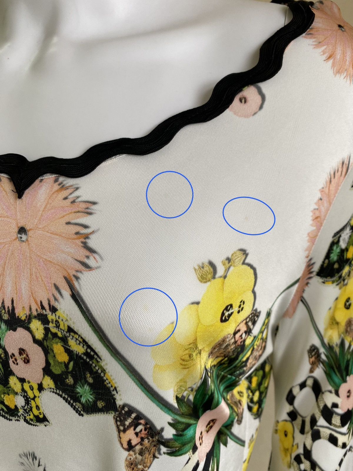 Roberto Cavalli Roberto Cavalli Class Floral Long Sleeve Top Size M-L Size M / US 6-8 / IT 42-44 - 9 Thumbnail