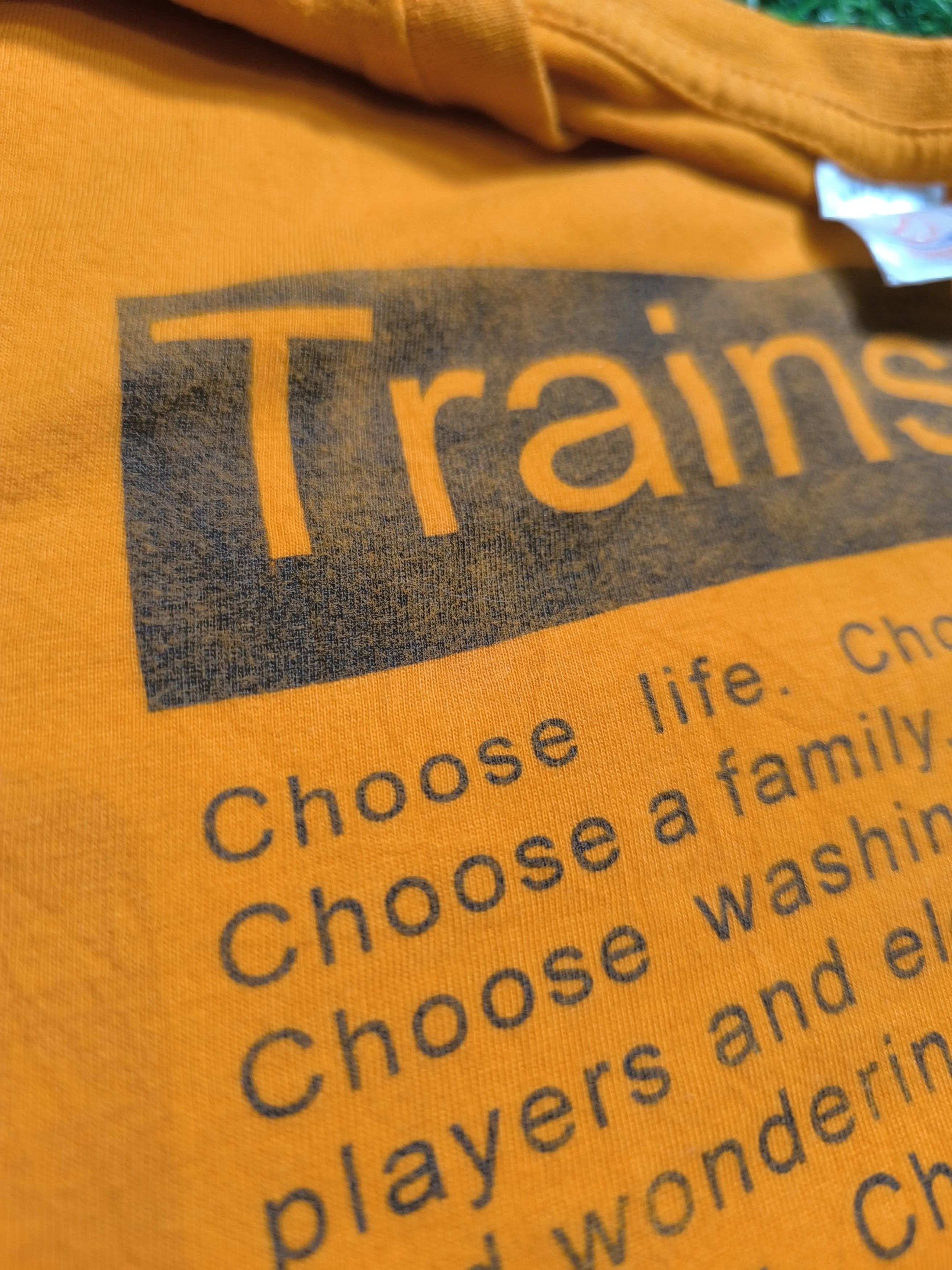 Vintage Vintage 90s Trainspotting euro promo tee Size US S / EU 44-46 / 1 - 4 Thumbnail