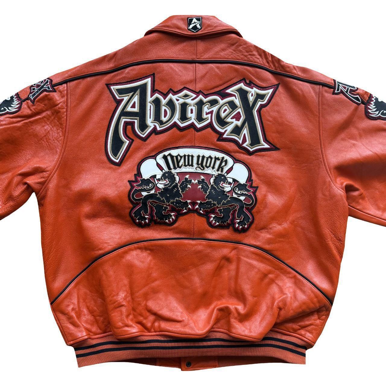 Avirex Avirex Leather Varsity Jacket Size US XL / EU 56 / 4 - 5 Thumbnail