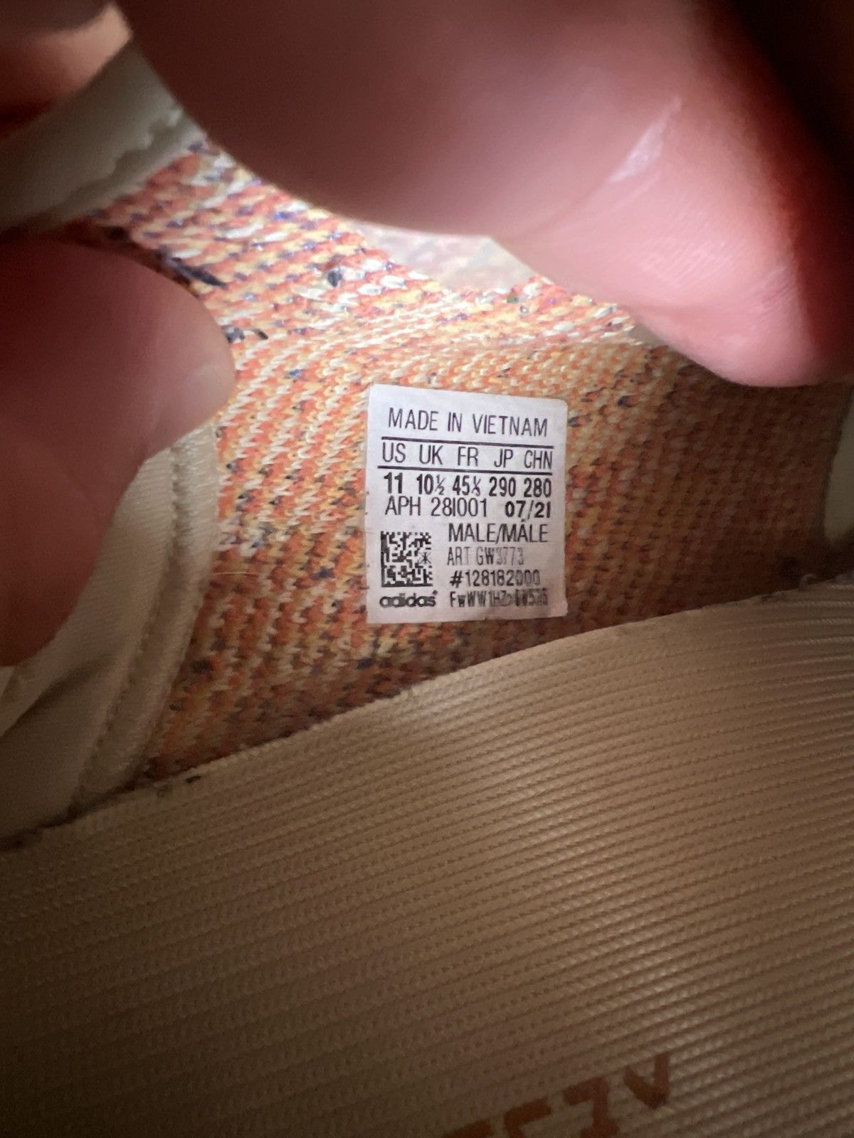 Adidas Adidas YEEZY BOOST 350 V2 MX Oat Shoes - Size 11 Size US 11 / EU 44 - 8 Thumbnail