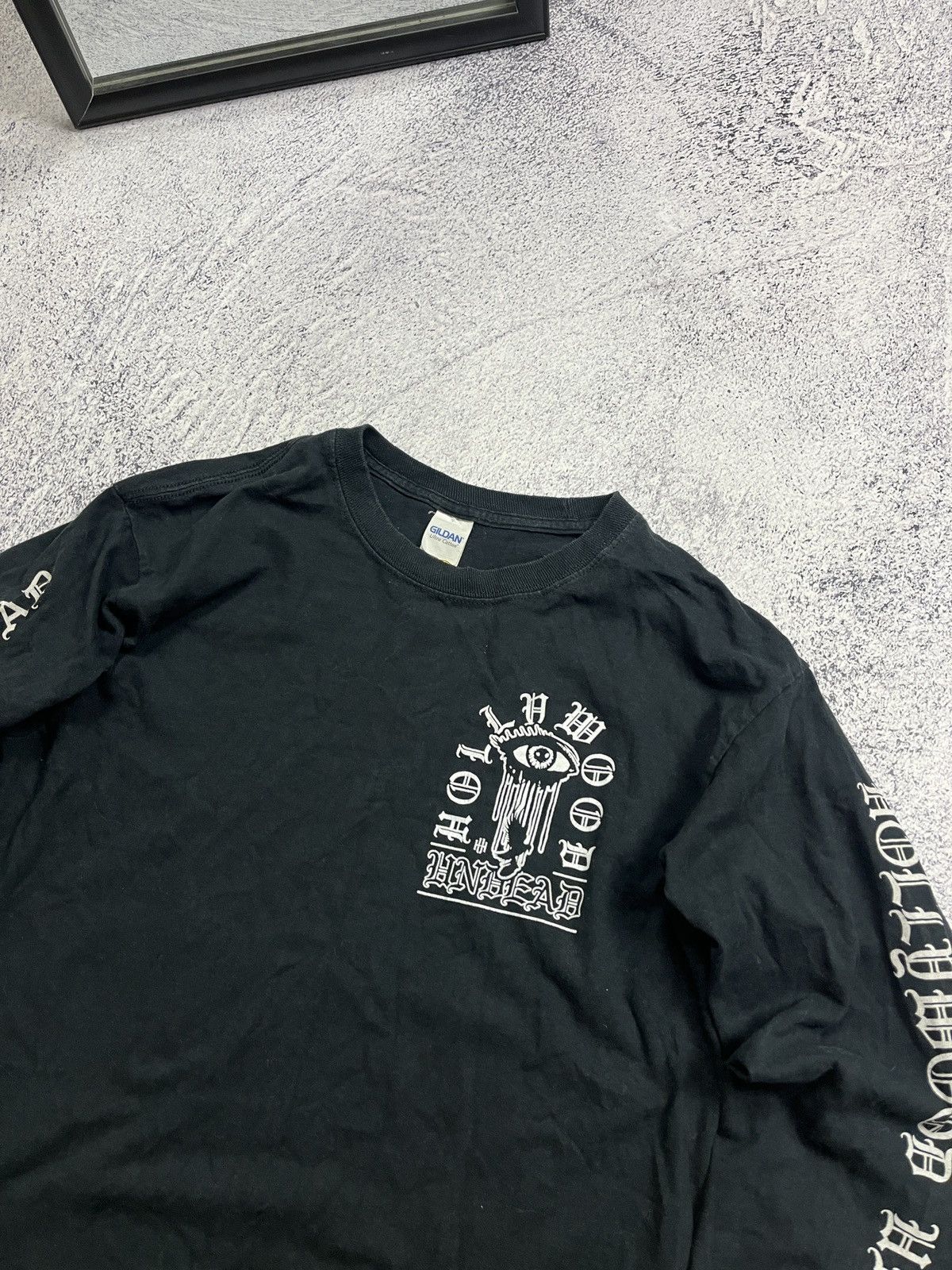 Band Tees × Vintage Hollywood Undead Rock Band Longsleeve Y2k T-Shirt Size US M / EU 48-50 / 2 - 5 Thumbnail