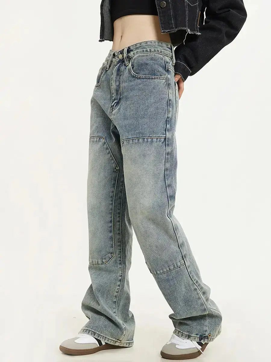 Japanese Brand × Jean Retro washed casual straight leg jeans Size US 30 / EU 46 - 5 Thumbnail
