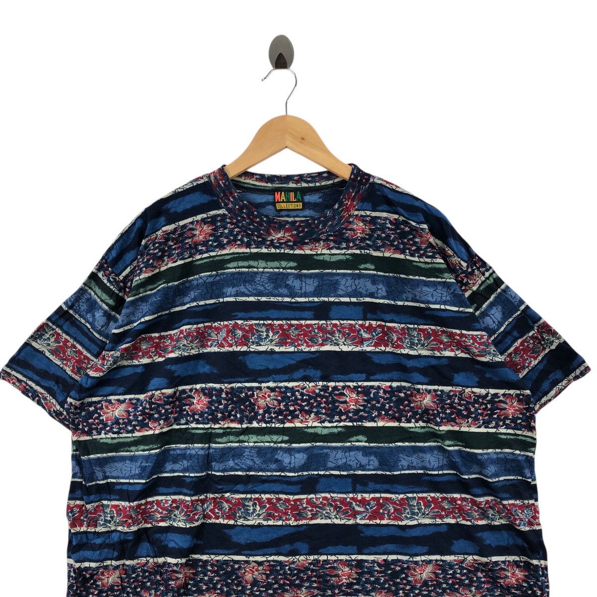 Vintage Vintage Surf Surfing MAHILA COLLECTIONS Tom Design T-Shirt Size US XXL / EU 58 / 5 - 2 Thumbnail