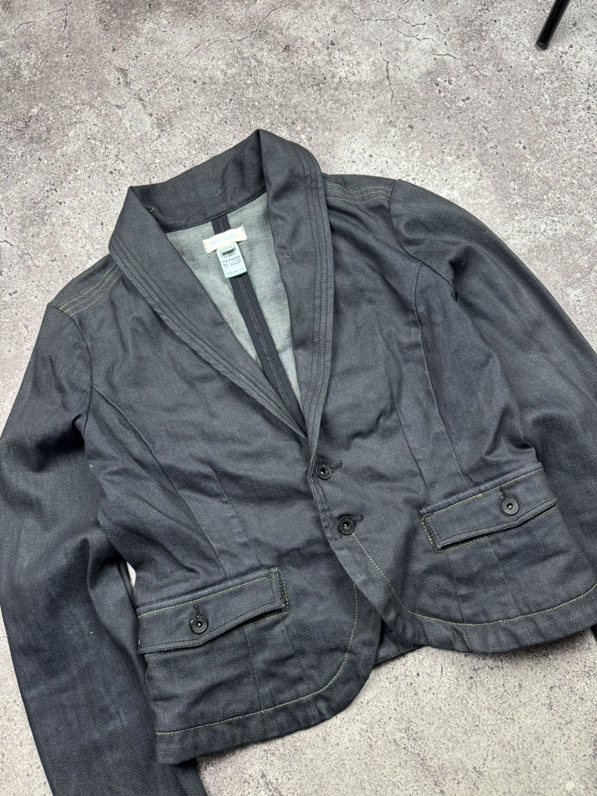 Diesel Y2K DIESEL VINTAGE JUNYA WATANABE STYLE DENIM BLAZER JACKET Size M / US 6-8 / IT 42-44 - 2 Thumbnail