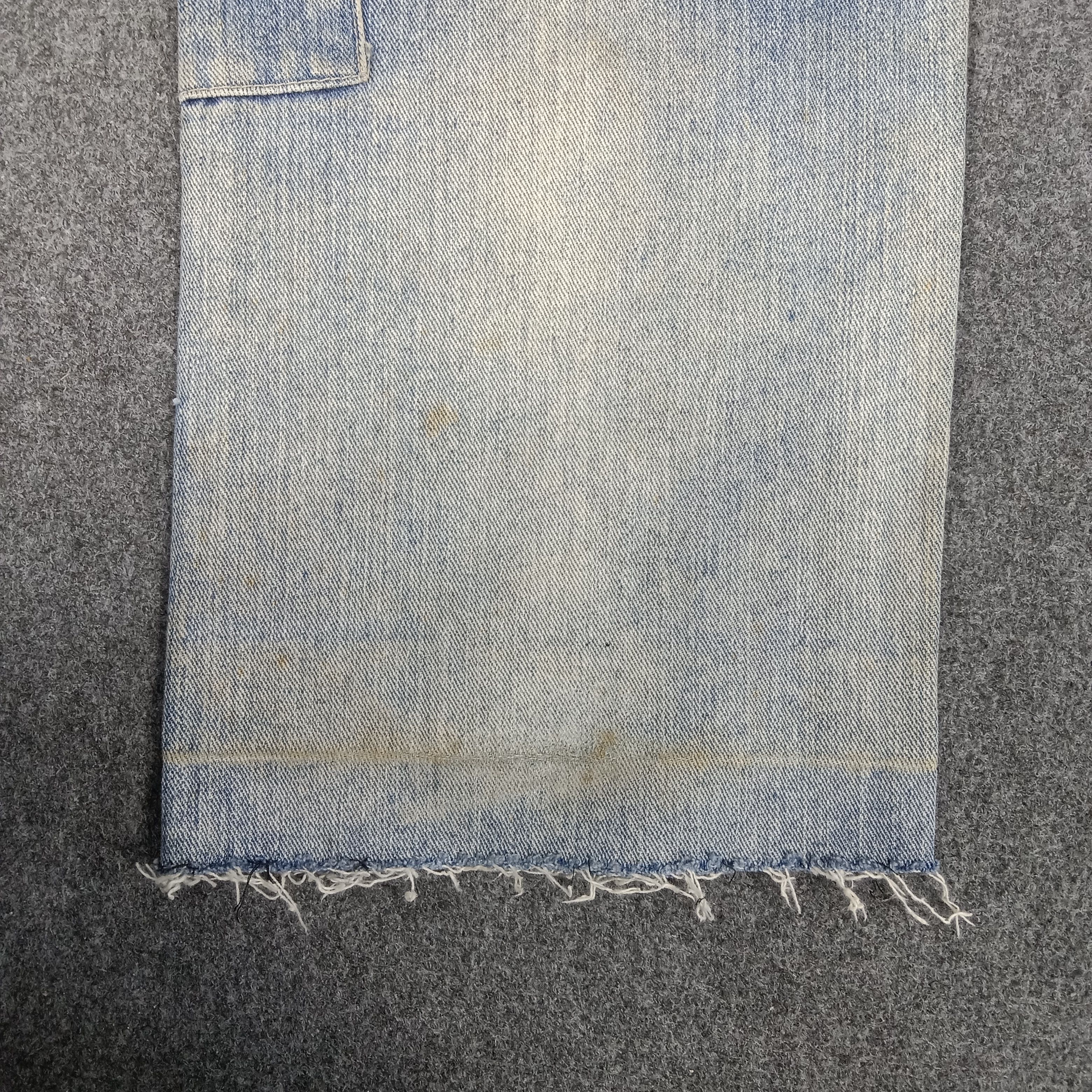 Vintage Satisfy Private Brand Distressed Patches Denim Jean Size US 30 / EU 46 - 10 Thumbnail