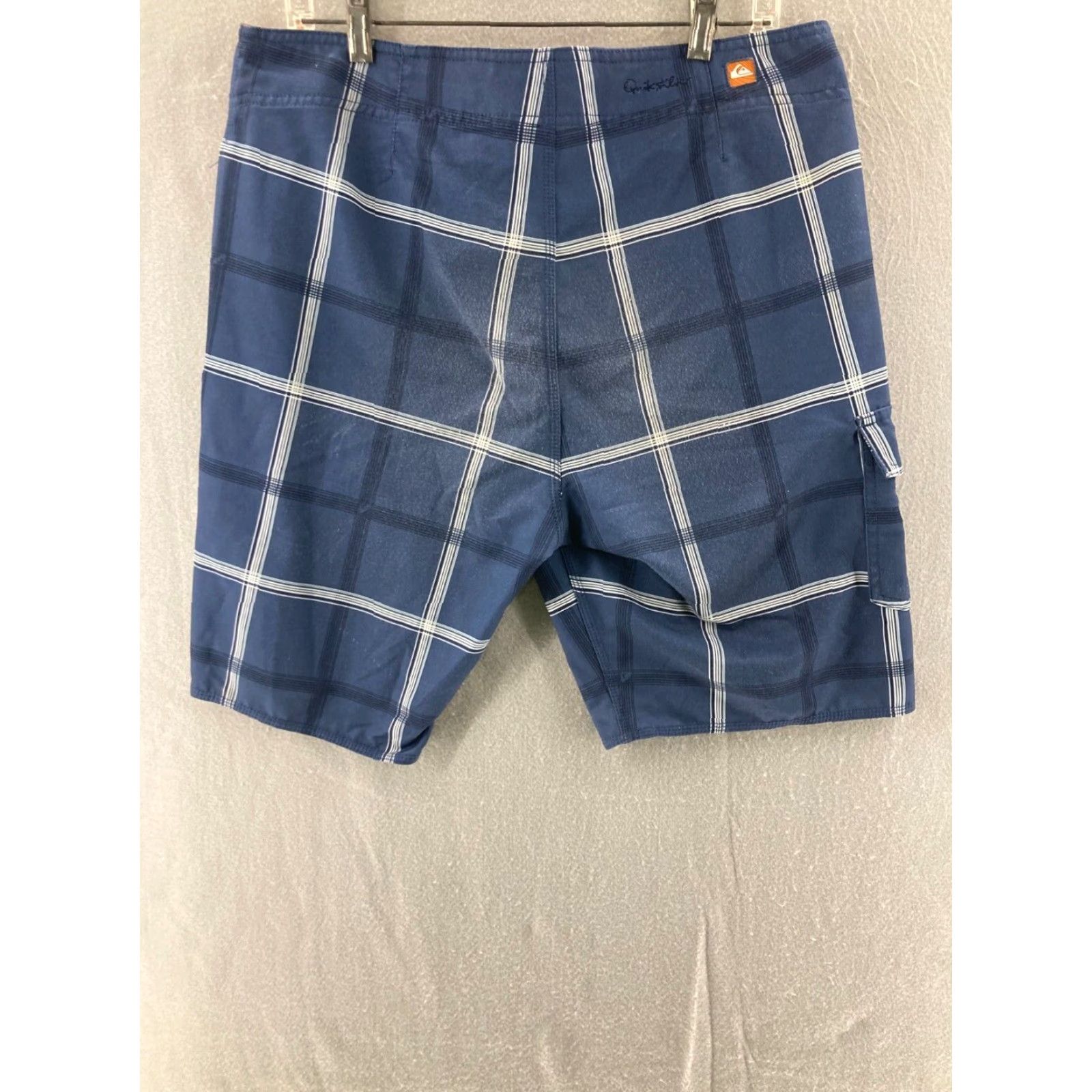Quiksilver VINTAGE Quiksilver Bottom Mens 34 Blue Striped Lightweight Beach Surfer Pockets Size US 34 / EU 50 - 7 Thumbnail