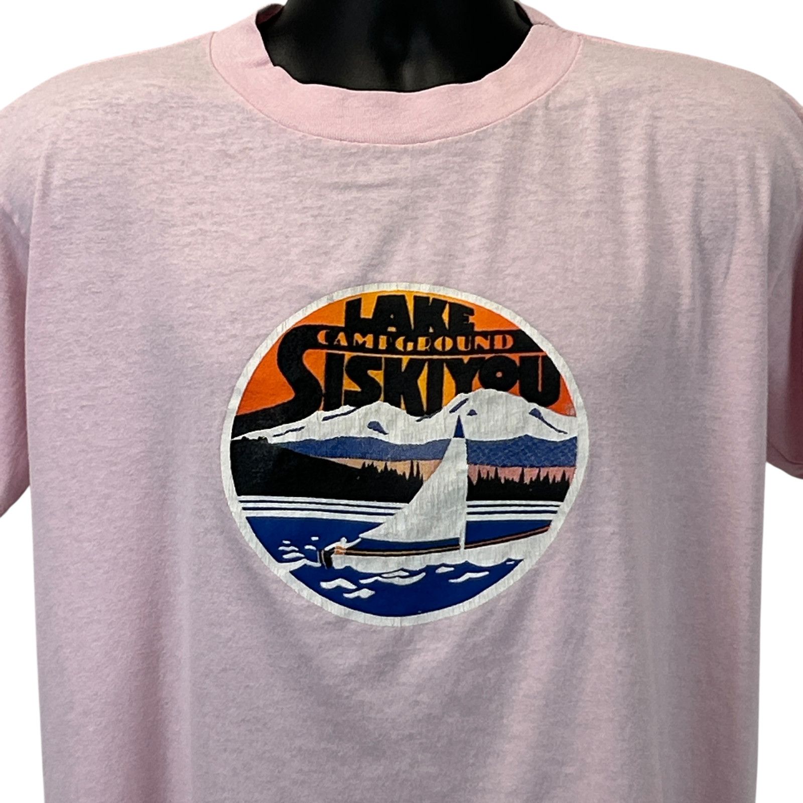 Vintage Vintage 90s Lake Siskiyou Campground T Shirt L Large Size US L / EU 52-54 / 3 - 1 Thumbnail