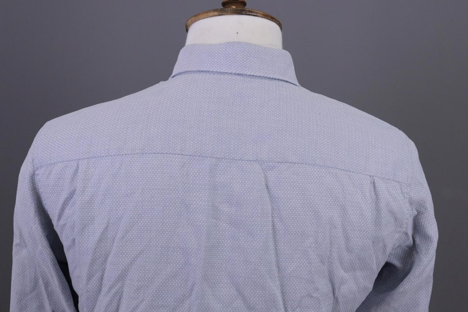 Ermenegildo Zegna Zegna Multicolor Geometric Slim Fit Casual Button Down Shirt Size US M / EU 48-50 / 2 - 12 Thumbnail
