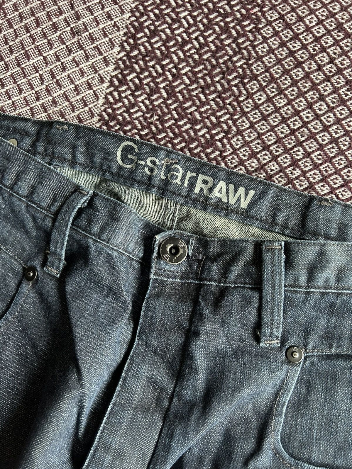 G-Star × Vintage Vintage G-star Raw GS Blade Embro Loose Denim Shorts Size 33 Size US 33 - 11 Thumbnail