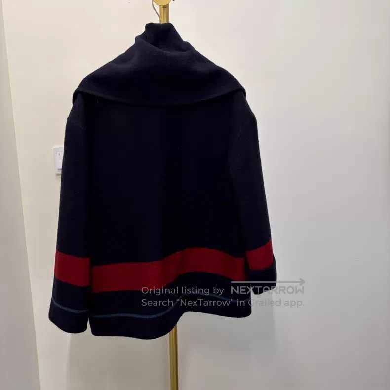 Hermes Hermes Handmade double-sided cashmere cloak coat Size XXS / US 00 / IT 34 - 3 Thumbnail