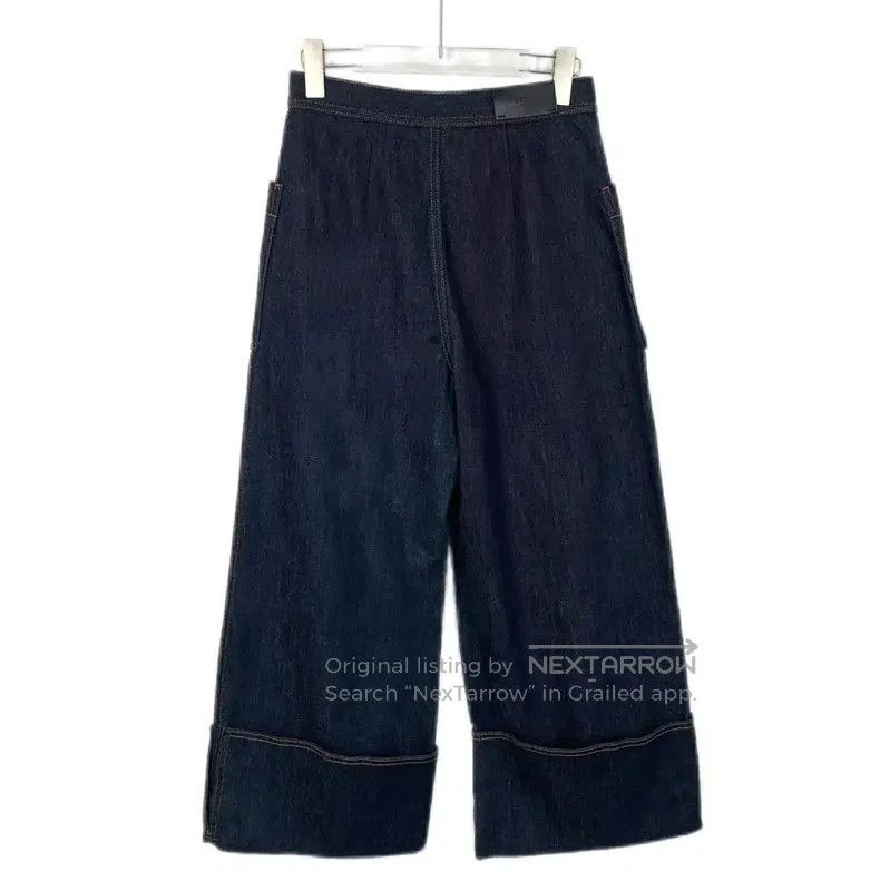 Fendi Fendi Blue Cotton Casual Pants for Women . Size 26" / US 2 / IT 38 - 2 Thumbnail