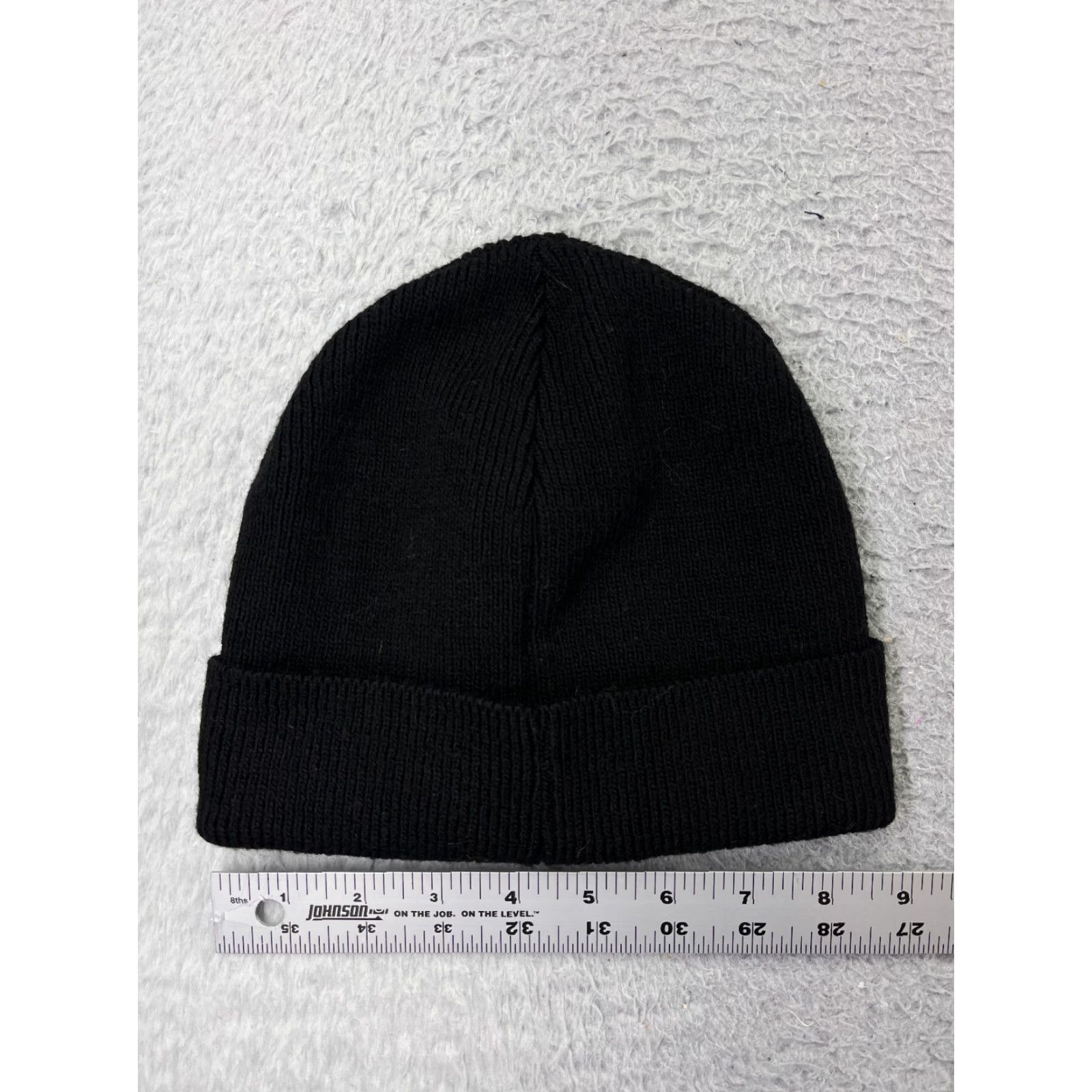 Vintage Atlantis Headwear Beanie Adult One Size Black Acrylic Wool Blend Knit Ski Hat/Cap Mens Beanie Size ONE SIZE - 3 Thumbnail