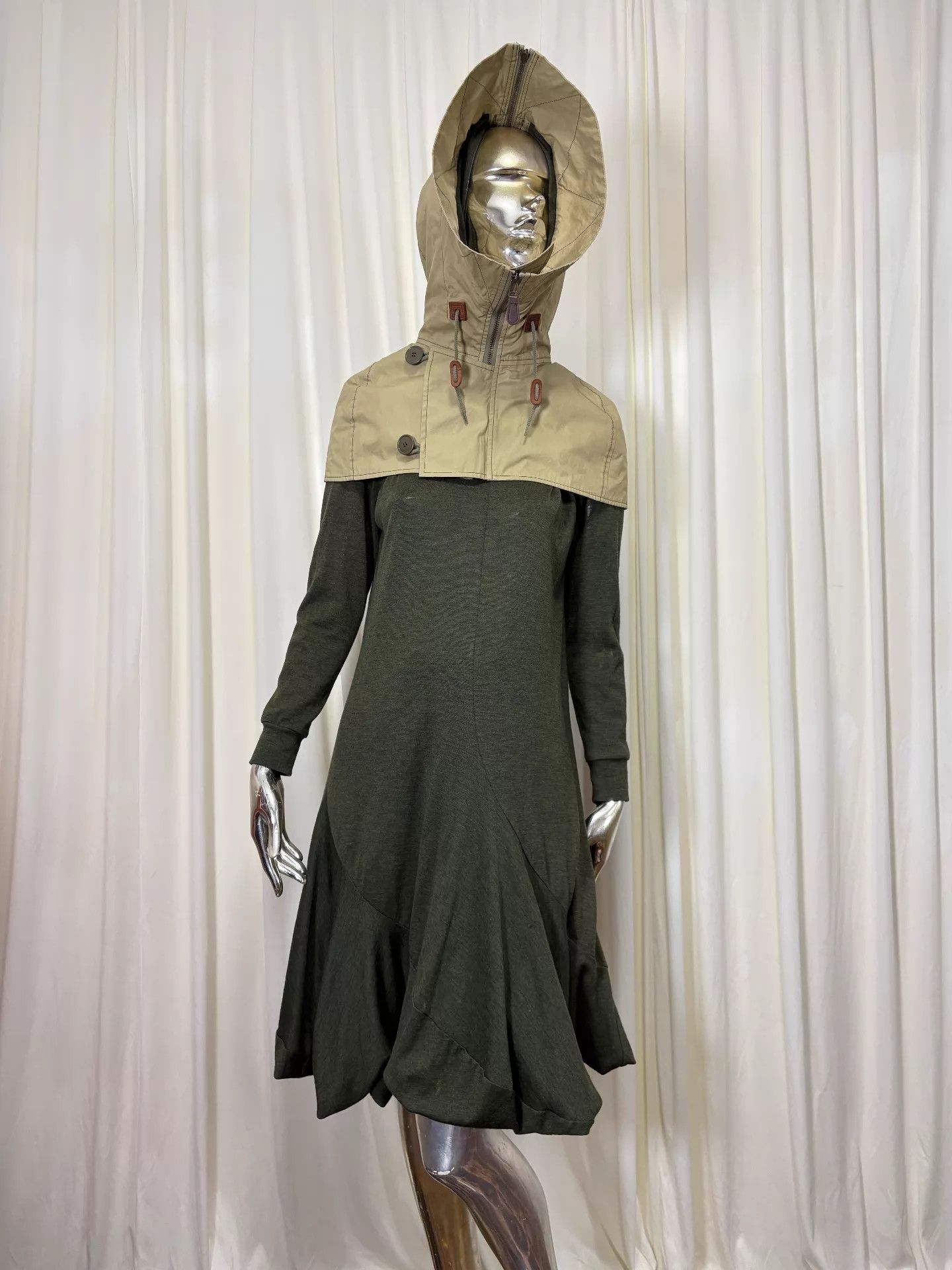 Junya Watanabe Junya Watanabe 2010fw Wool Hooded Dress S (Elastic Waist) Size S / US 4 / IT 40 - 3 Thumbnail