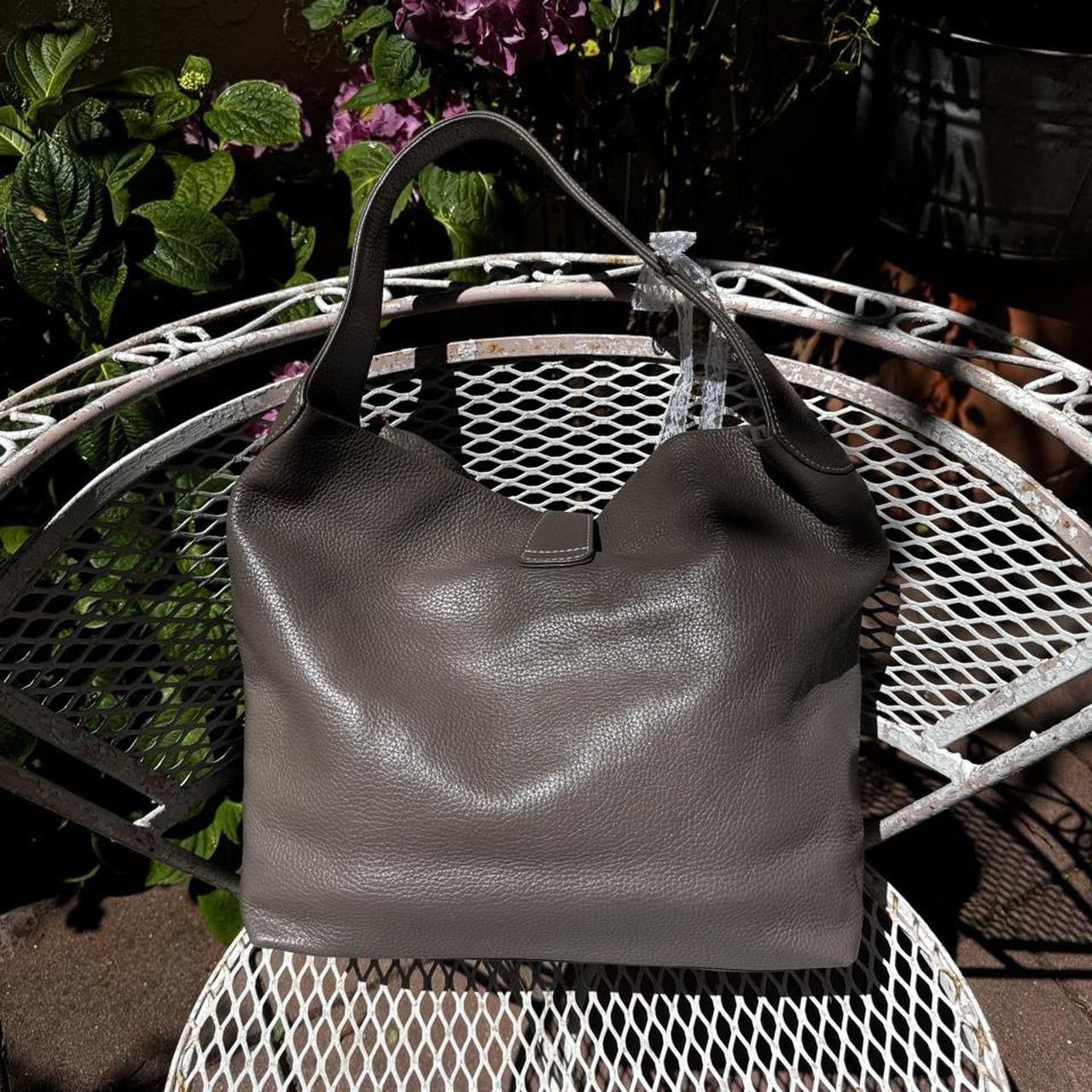 Dooney & Bourke Dooney & Bourke Grey Pebbled Leather Hobo Bag Size ONE SIZE - 2 Thumbnail