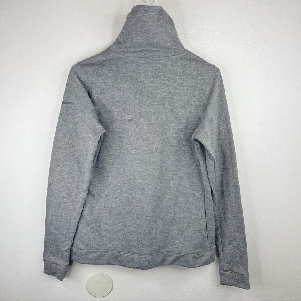Nike NIKE Women’s GREY Dri-FIT Cowl Neck Top NIKE Logo band S Size S / US 4 / IT 40 - 5 Thumbnail