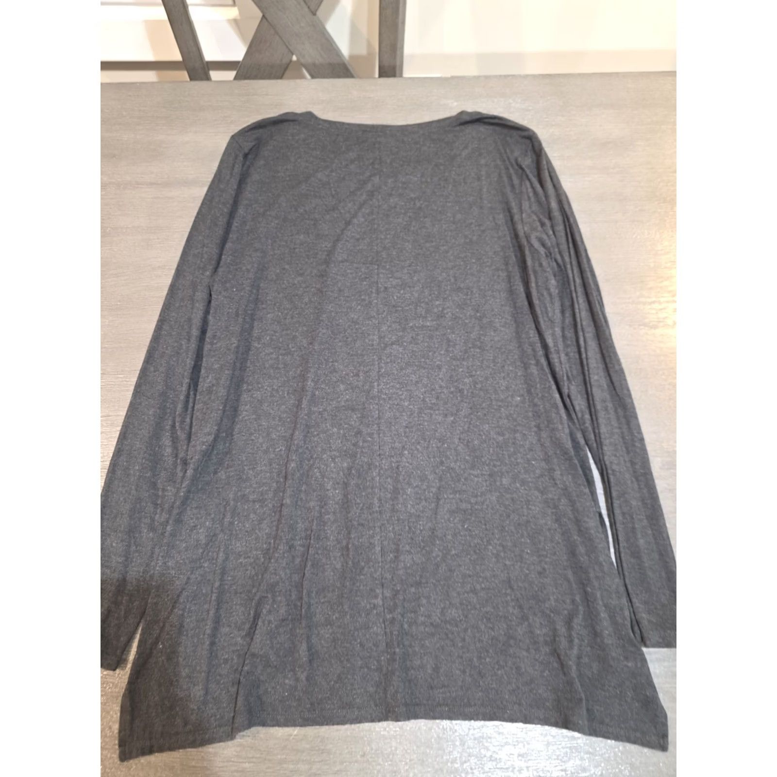 Old Navy Old Navy Ladies XL Gray Active Wear Top Run Rest Repeat Logo Pullover Long Sleeve Casual Top Regular Fit Women's Clothing Size XL / US 12-14 / IT 48-50 - 4 Thumbnail