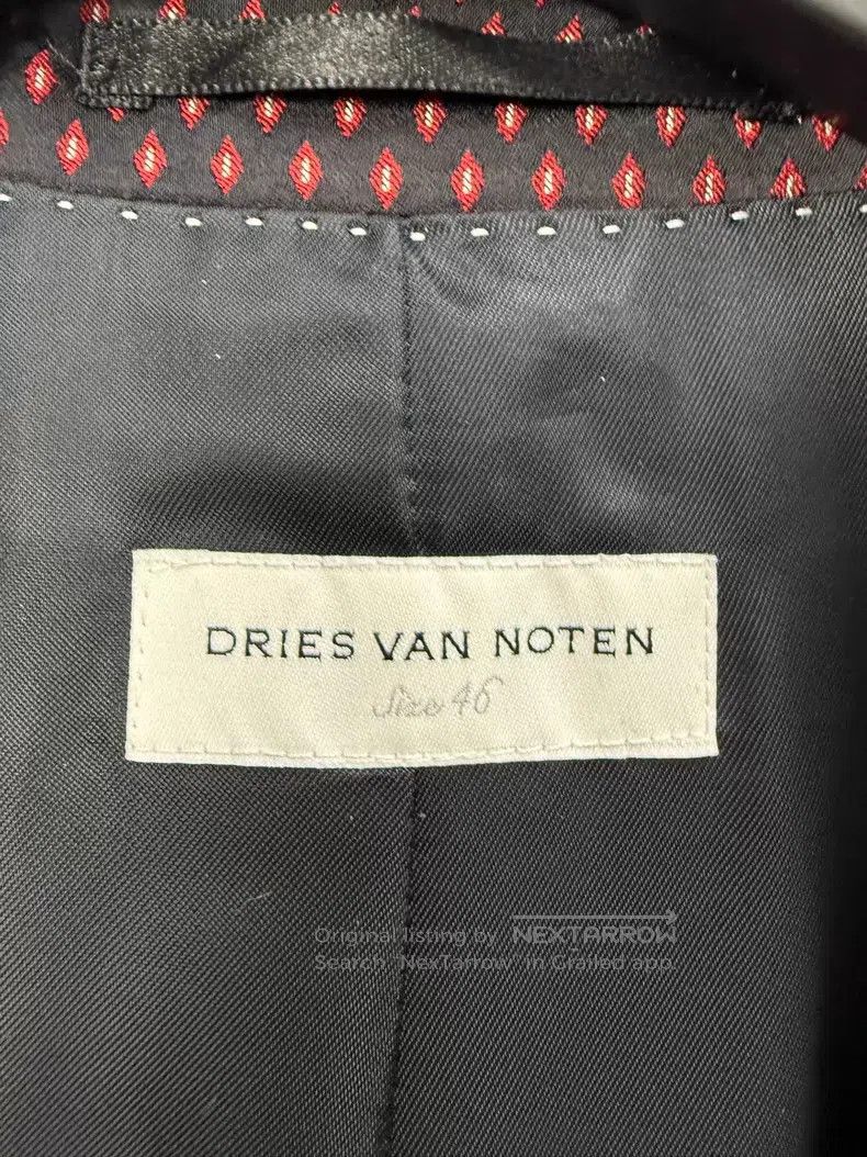 Dries Van Noten Dries Van Noten Size 46 Silk glossy gentleman blazer with r Size 40R - 4 Thumbnail