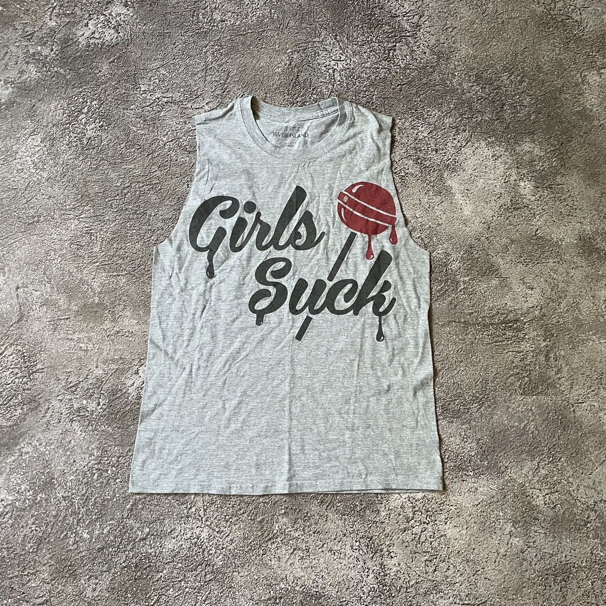 Vintage Vintage Y2K Graphic Slogan Tank Top Skate Grunge Slim Boxy S Size US S / EU 44-46 / 1 - 3 Thumbnail