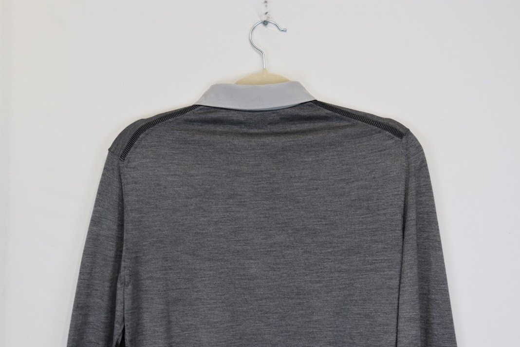 Tom Ford o1rshd1 Q: 2 / Long Sleeve Polo Shirt in Grey Size US S / EU 44-46 / 1 - 10 Thumbnail