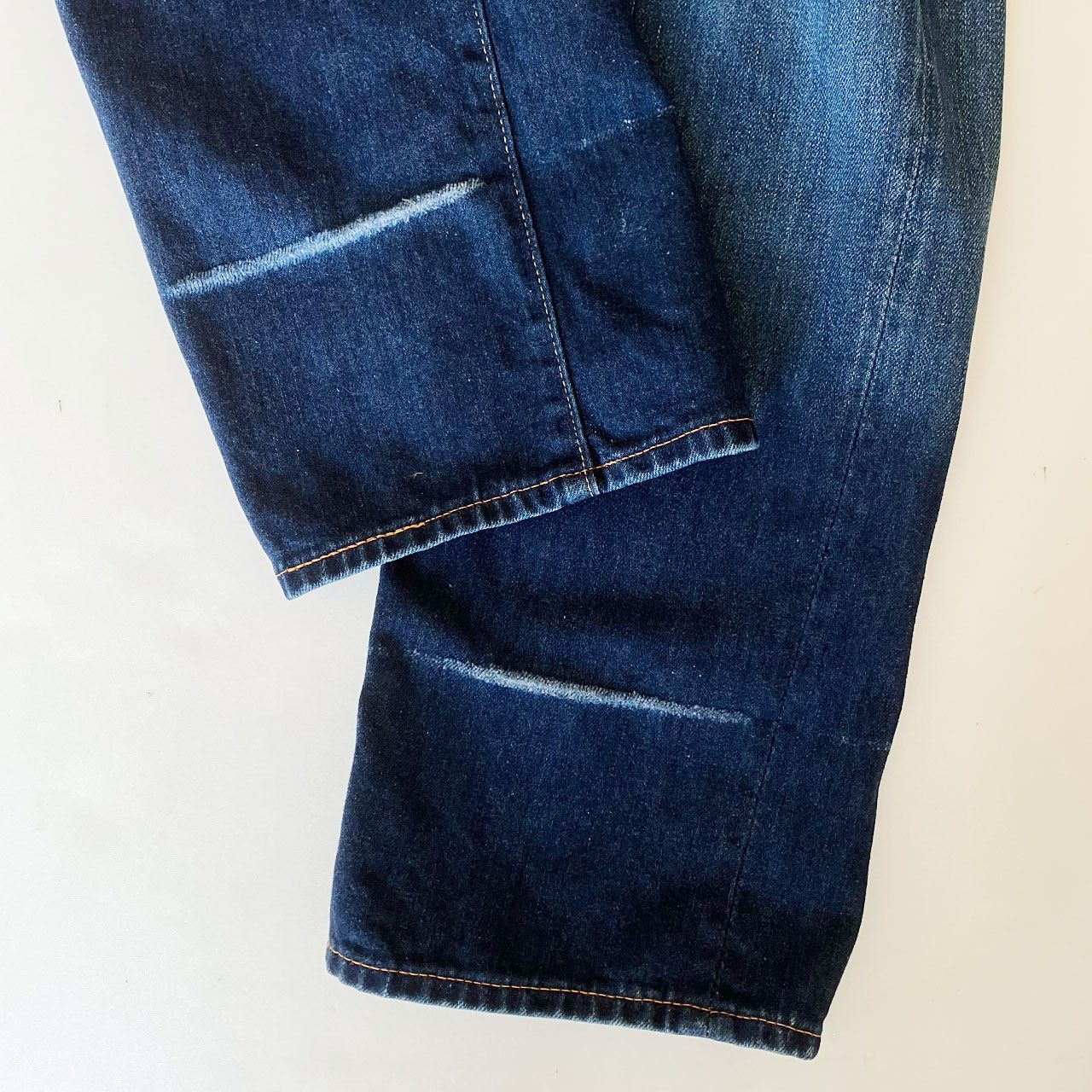 Blue Blue Japan BLUE BLUE Japanese Indigo Denim Jeans Oni-Hige H.R.M Size 27" / US 4 / IT 40 - 8 Thumbnail