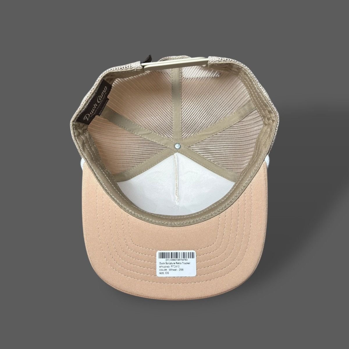 Other Duck Camp Men’s Beige Retro Trucker Hat Sz OS Size ONE SIZE - 6 Thumbnail