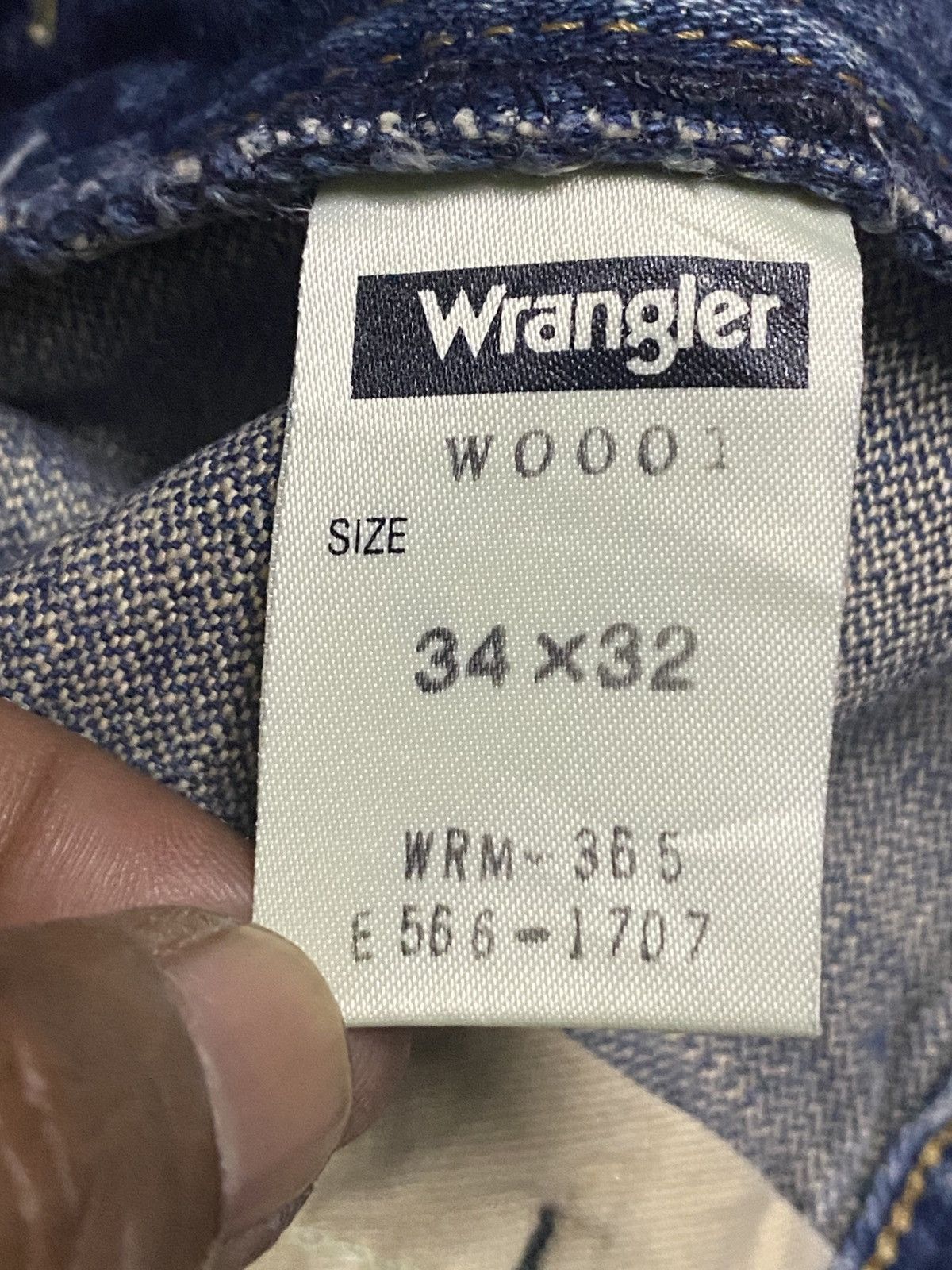 KOZABURO × Wrangler Wrangler Euro Fit Wide Leg Baggy Distressed Jeans Size US 34 / EU 50 - 20 Thumbnail