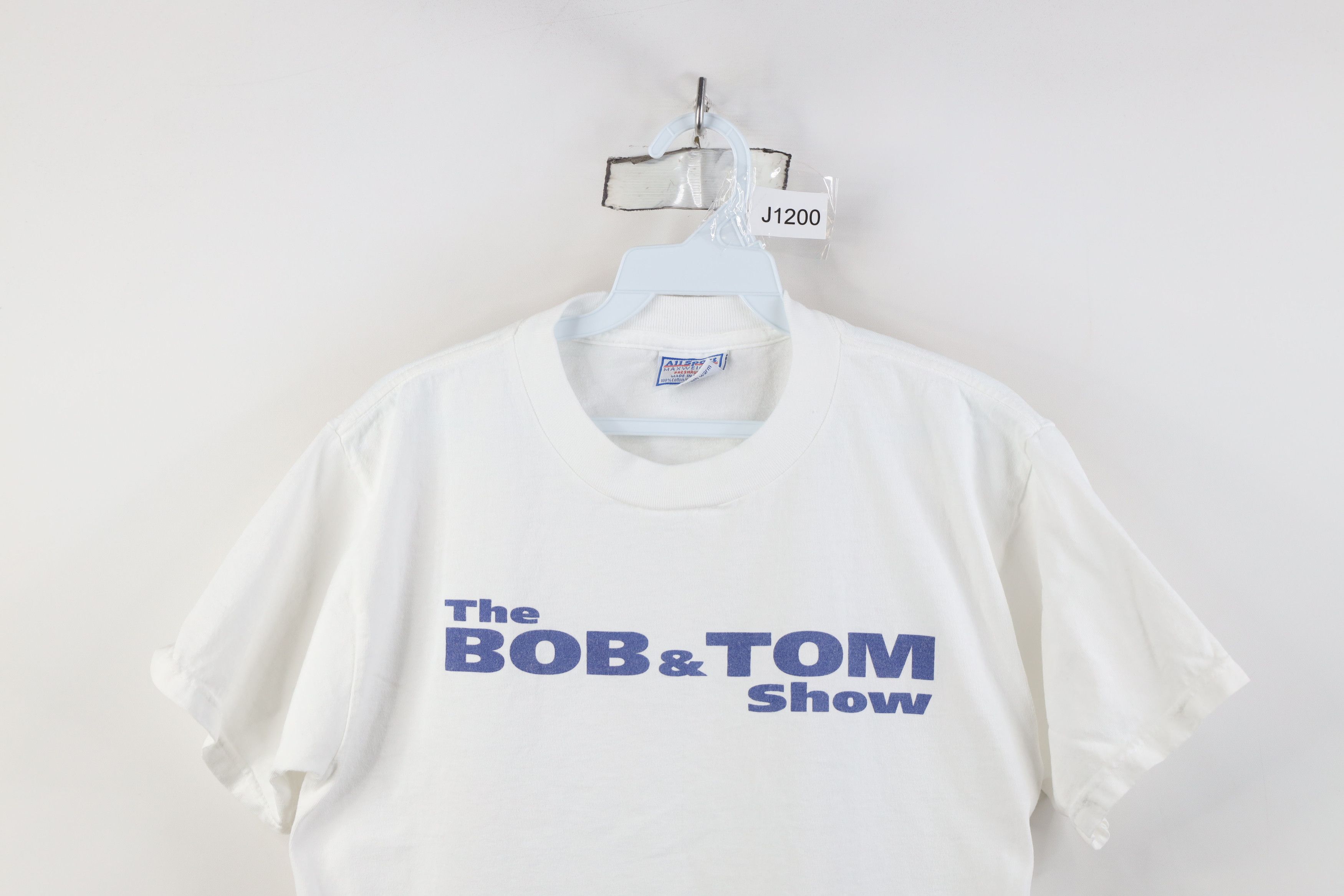 Vintage Vintage 90s Y2K The Bob & Tom Show Short Sleeve T-Shirt USA Size US M / EU 48-50 / 2 - 2 Thumbnail