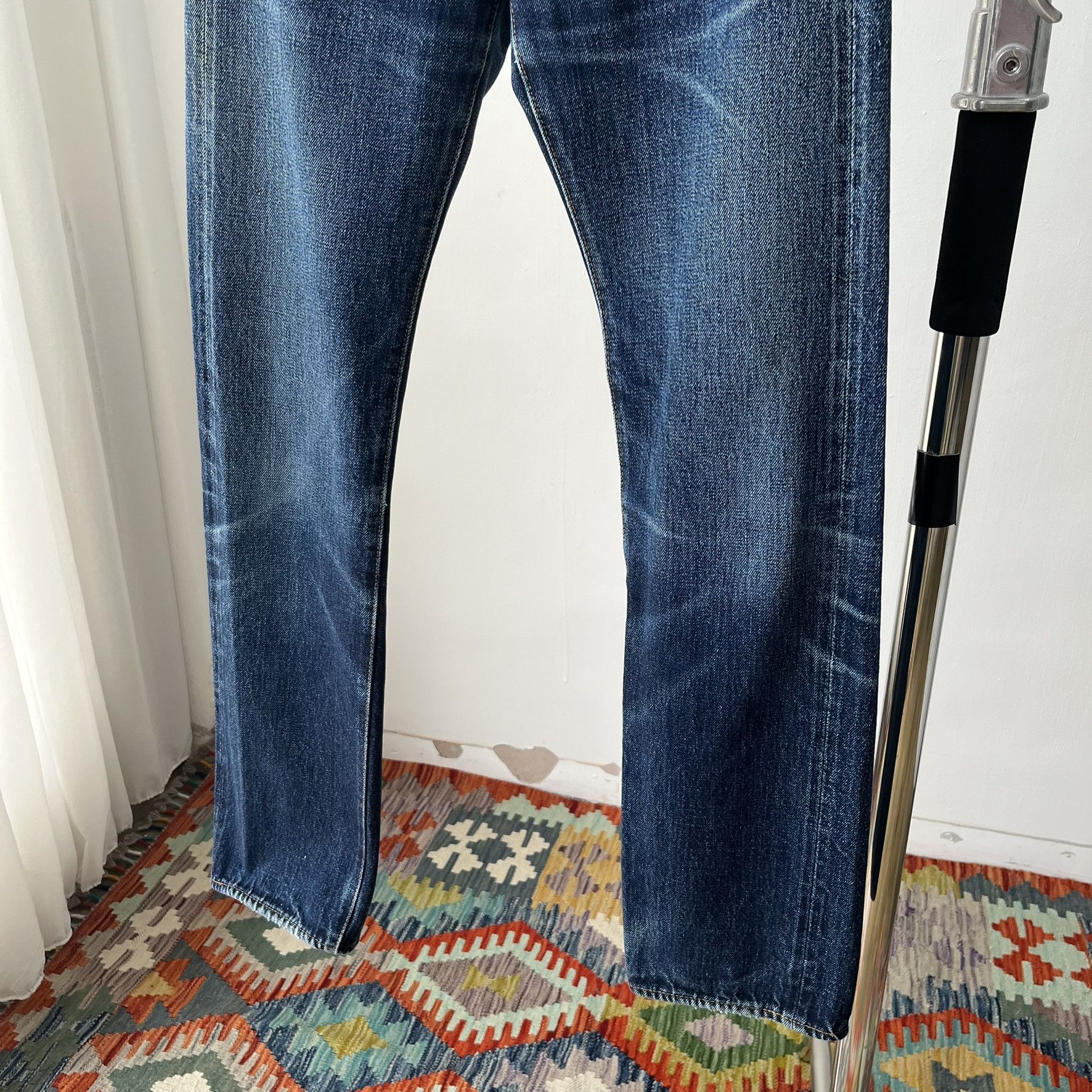 Denime Size 28x32.5 Vintage 80s Denime Big E Japan Denim Jean S1498 Size US 28 / EU 44 - 5 Thumbnail