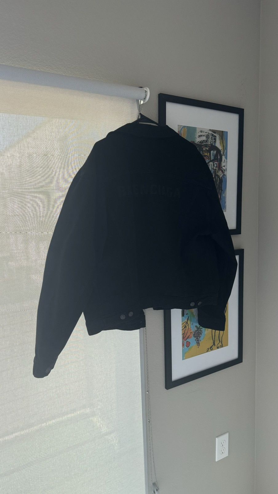 Balenciaga Balenciaga Denim Jacket - Big Back Print Size US S / EU 44-46 / 1 - 2 Thumbnail