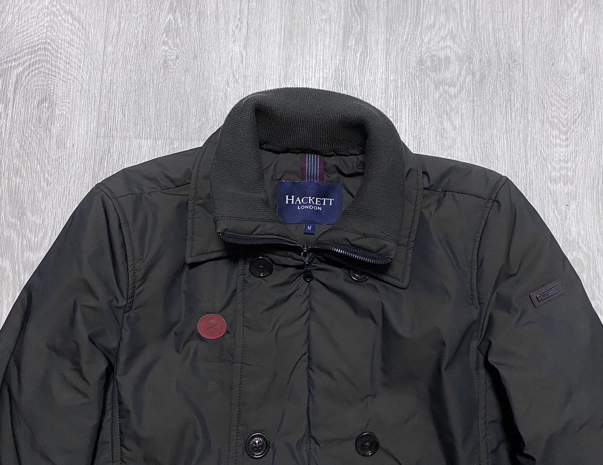 Hackett Hackett London Khaki Double-breasted Shimmer Down TrenchCoat Size M / US 6-8 / IT 42-44 - 14 Thumbnail