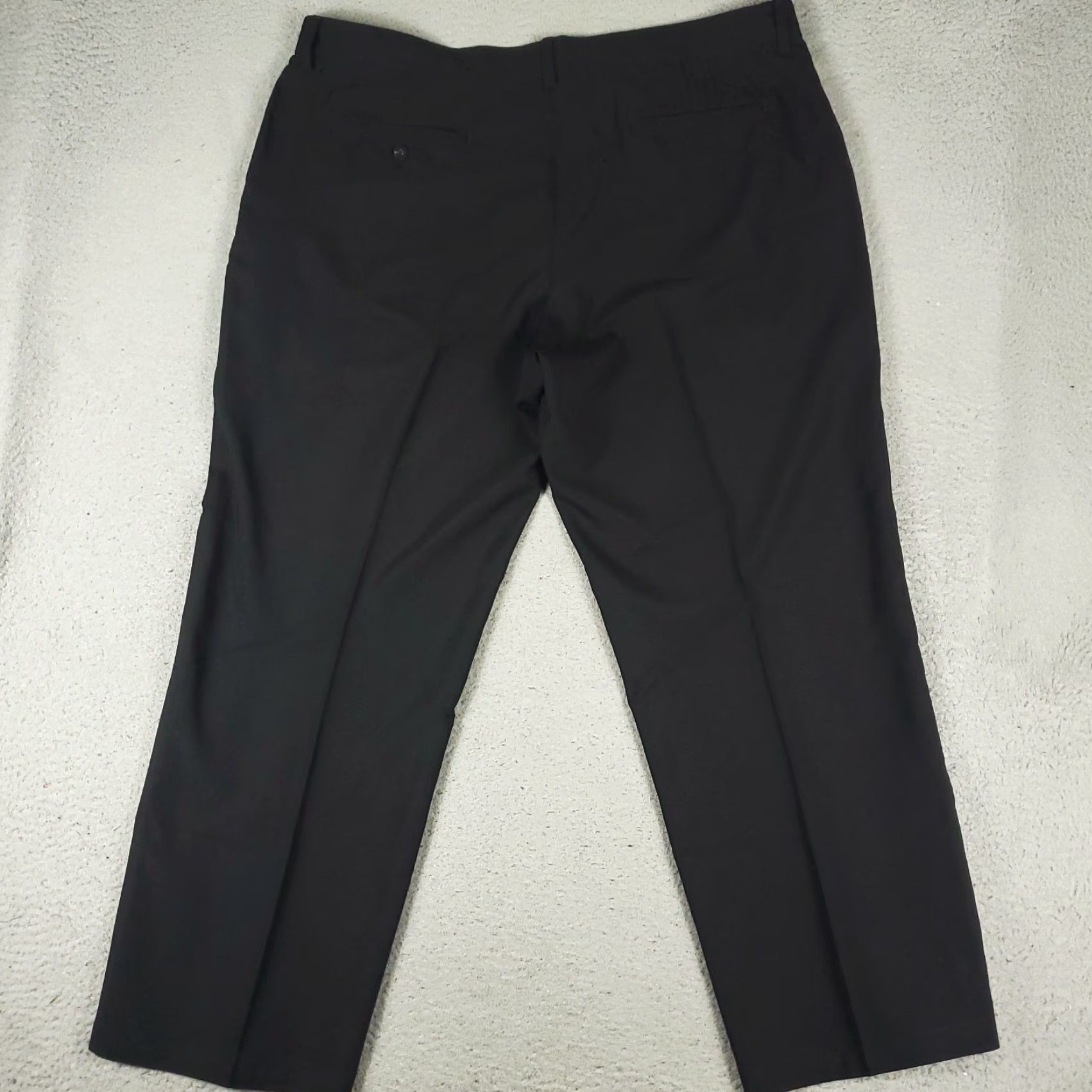 Adidas Adidas Pants Mens 42x30 Black Flat Front Chino Trousers Regular Size US 42 / EU 58 - 7 Thumbnail