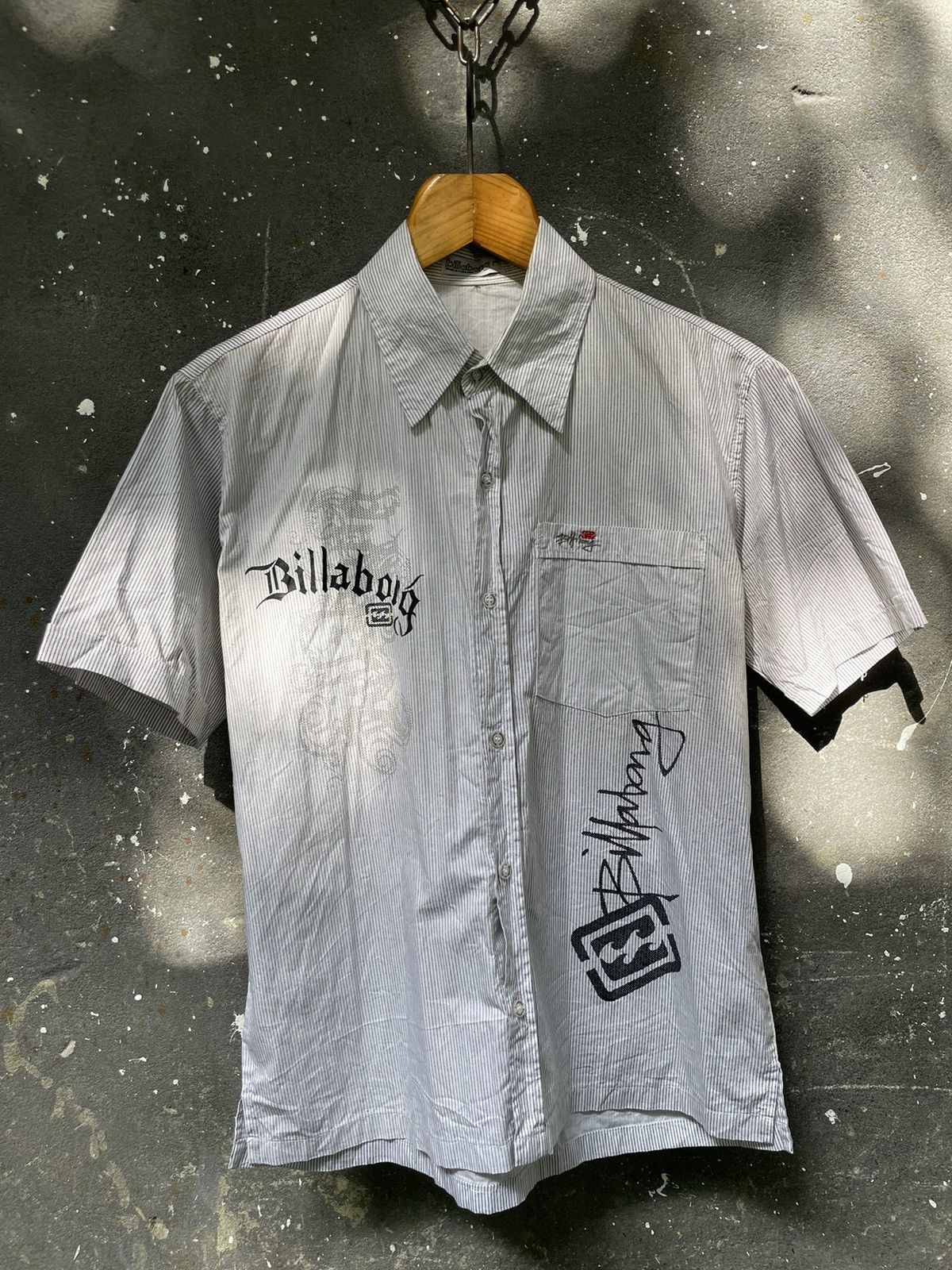 Billabong Vintage Billabong 00’s Surf Style Shirt Y2K Logo Print RARE Size US L / EU 52-54 / 3 - 5 Thumbnail
