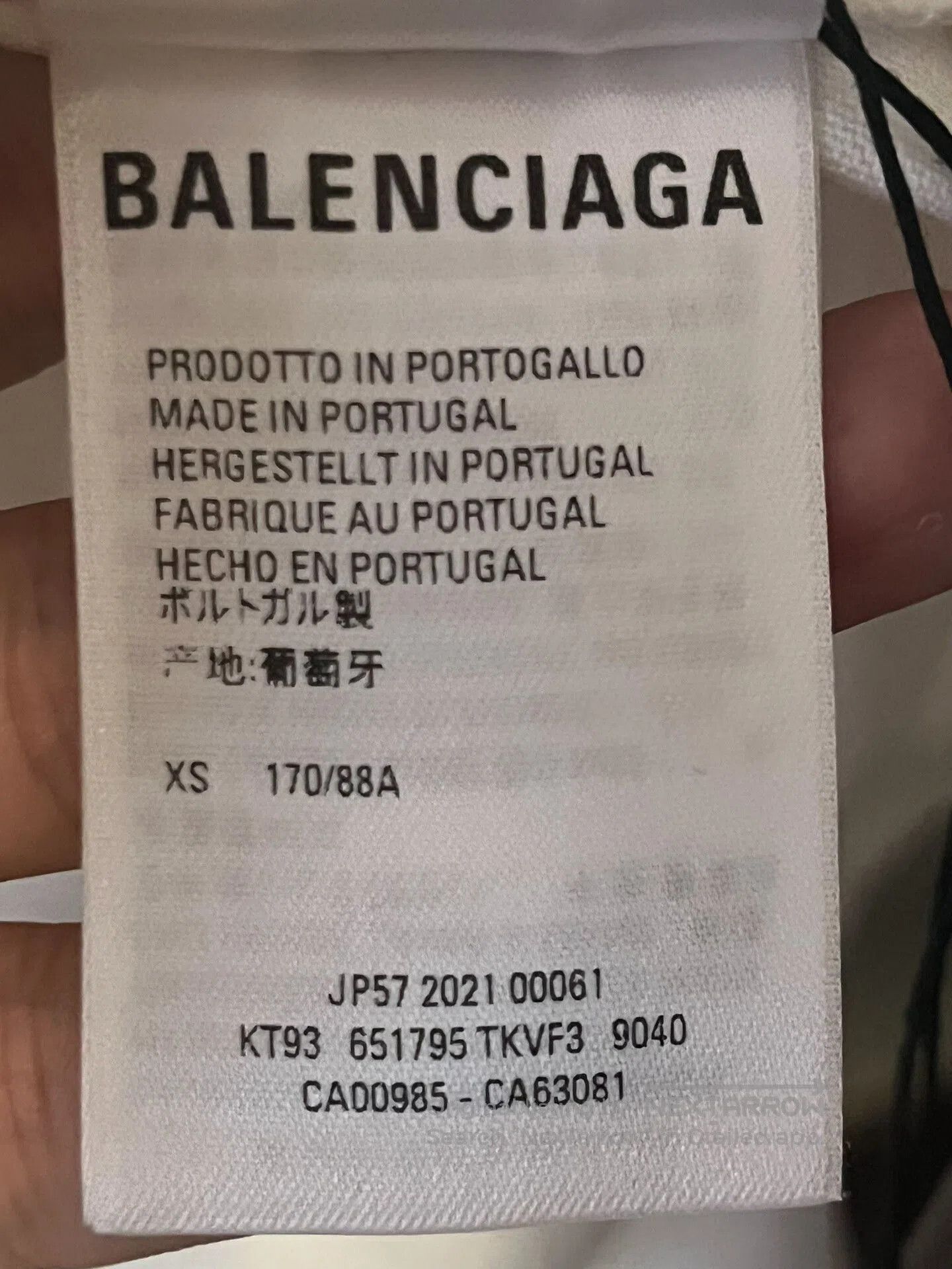 Balenciaga Balenciaga PS5 White Short Sleeve T-shirt XS. Size US XS / EU 42 / 0 - 7 Thumbnail