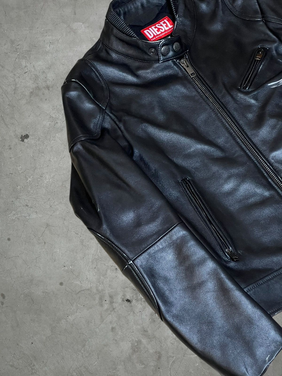 Diesel Diesel Leather Jacket Size US S / EU 44-46 / 1 - 6 Thumbnail
