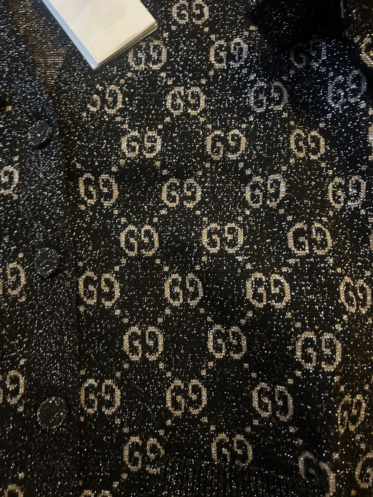Gucci Gucci GG Jacquard Motif Metallised Fiber Cardigan size S Size S / US 4 / IT 40 - 9 Thumbnail
