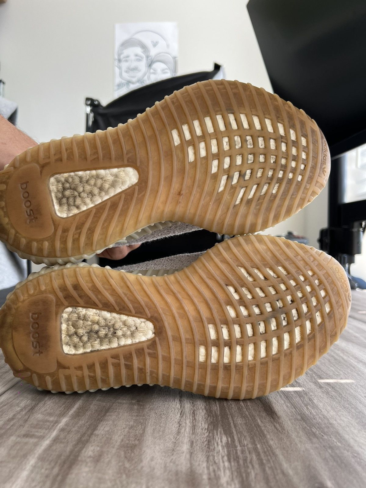 Yeezy Size 5 Men’s/ 6.5 Women’s - adidas Yeezy Boost 350 V2 Sesame Size US 5 / EU 37 - 8 Thumbnail