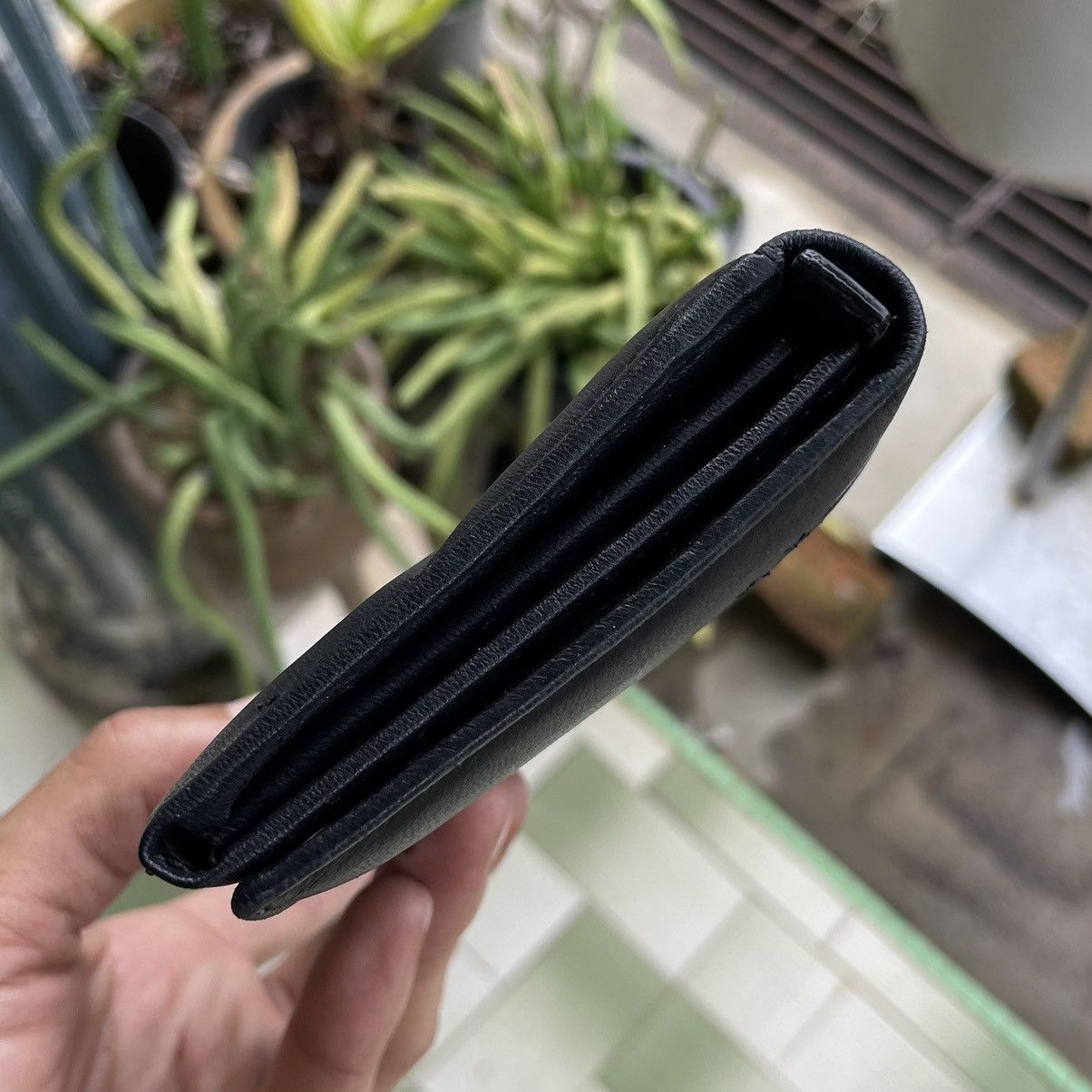 Leather Shilla Black Soft Leather Long Wallet Size ONE SIZE - 3 Thumbnail